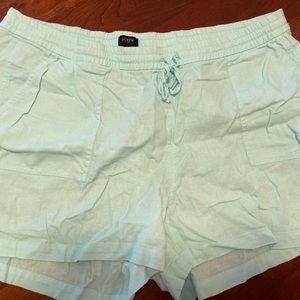 J.Crew Linen Shorts, size XL